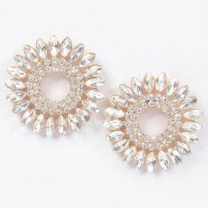 Rhinestone Stud Earrings